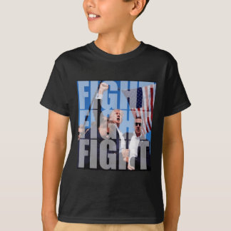 T-shirt Combattre Le Combat Pour Donald Trump 2024 Usa Ell