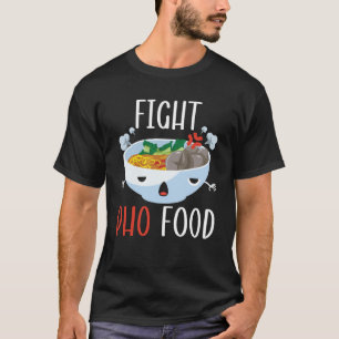 T-shirt Combattre les baguettes de nourriture pho nouilles