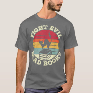 T-shirt Combattre les livres de lecture mal, Amoureux des