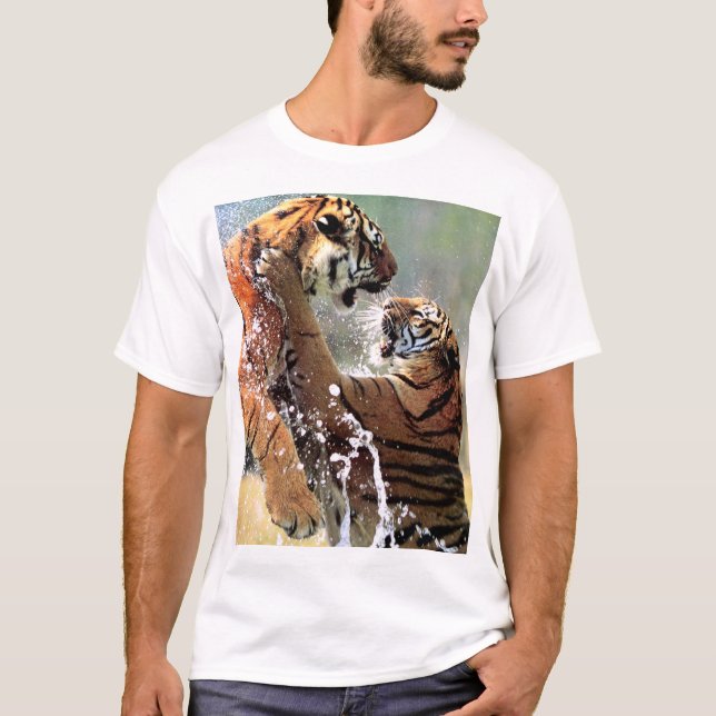 T-SHIRT COMBATTRE LES TIGRES (Devant)