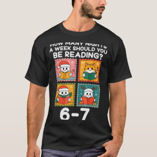 T-shirt Combien de nuits par semaine devriez-vous lire 67