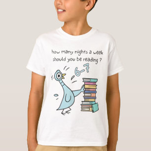 T-shirt Combien de nuits par semaine devriez-vous lire 6-7