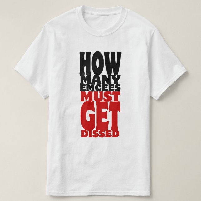 T-shirt Combien D'Écés Doivent Être Dissous (Design devant)