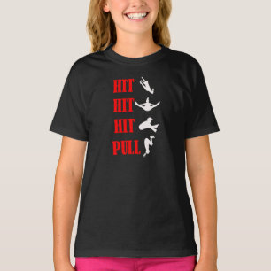 T-shirt combiné Cheerleading de saut pour des