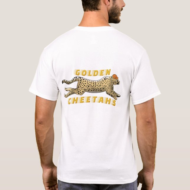 T-shirt Combo - Bananes dansantes et Chemise d'or (Dos)