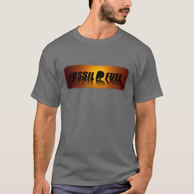 T-shirt Combustible fossile (Devant)