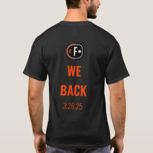 T-shirt COMBUSTIBLE Mens Black Short Sleeve Nous Retour