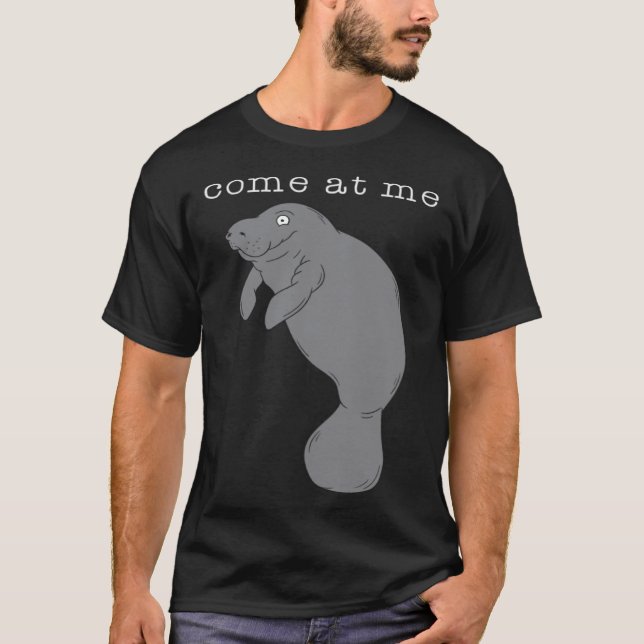 T-shirt Come At Me Sea Cow Cute (Devant)