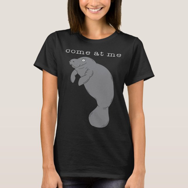 T-shirt Come At Me Sea Cow Cute (Devant)
