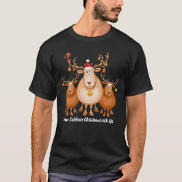 T-shirt Come Celebrate Christmas with Us by premora