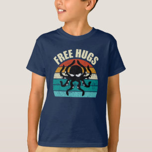 T-shirt Comédie de céphalopodes à 8 bras libres