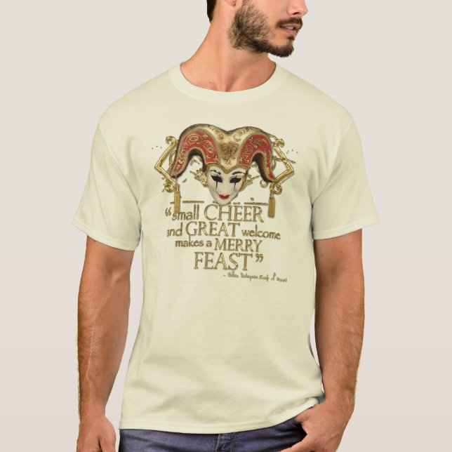 T-shirt Comédie de citation de festin d'erreurs (version (Devant)