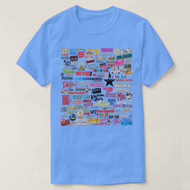T-shirt Comédie musicale (Design devant)