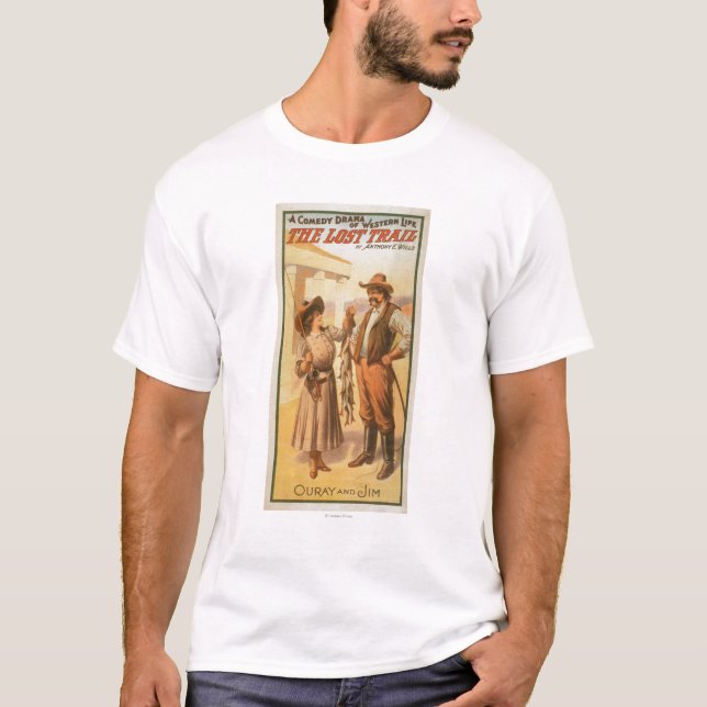 T-shirt Comédie perdue de traînée - pêche de femme (Devant)
