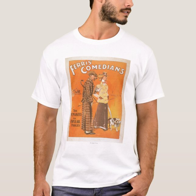 T-shirt Comédiens de Ferris "stimulateurs aux prix (Devant)