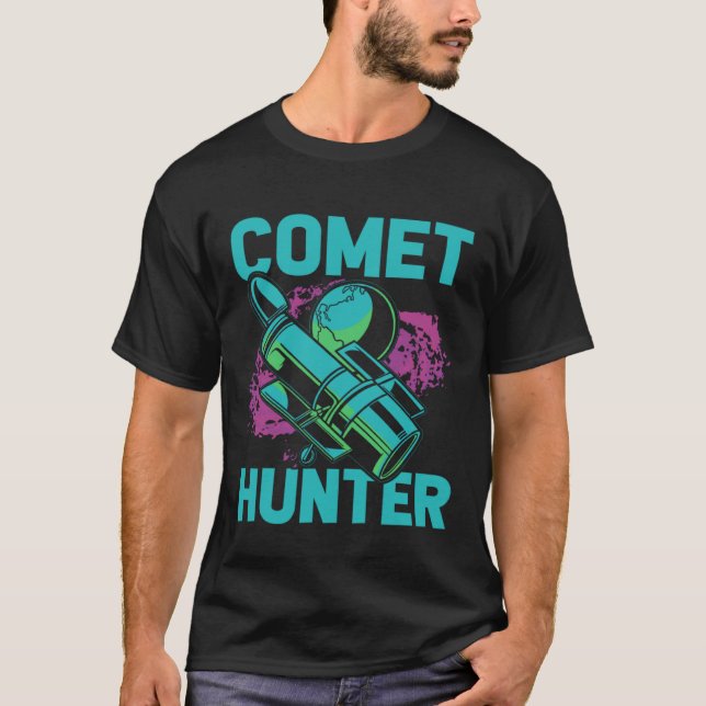 T-shirt Comet Hunter I Astronomy (Devant)