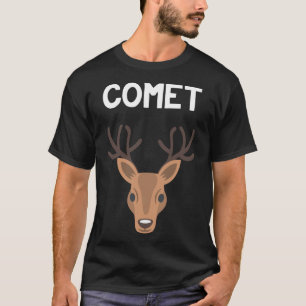 T-shirt Comet Père Noël Reindeer Matching Family Group Chr