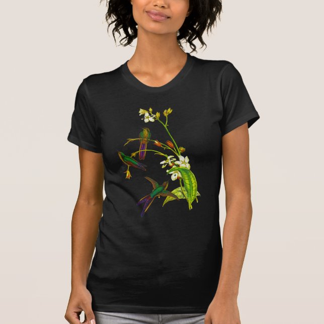 T-shirt comète coupée la queue par pourpre (Devant)