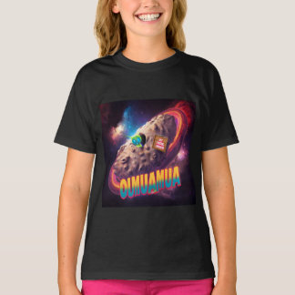 T-shirt comète spatiale oumuamua juste en passant par l'al