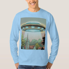 T - Shirt Comic Style UFO Image
