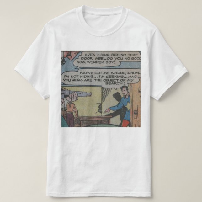 T-shirt Comic vintage classique (Design devant)