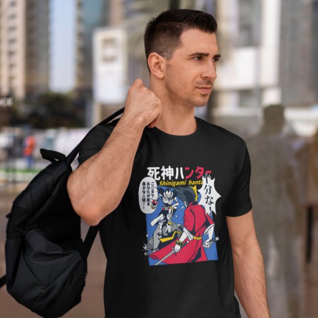 T-shirt Comique japonaise de monstre (Créateur téléchargé)
