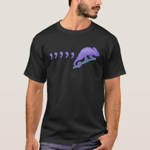 T-shirt Comma de l'enseignant Chameleon 80 s 5