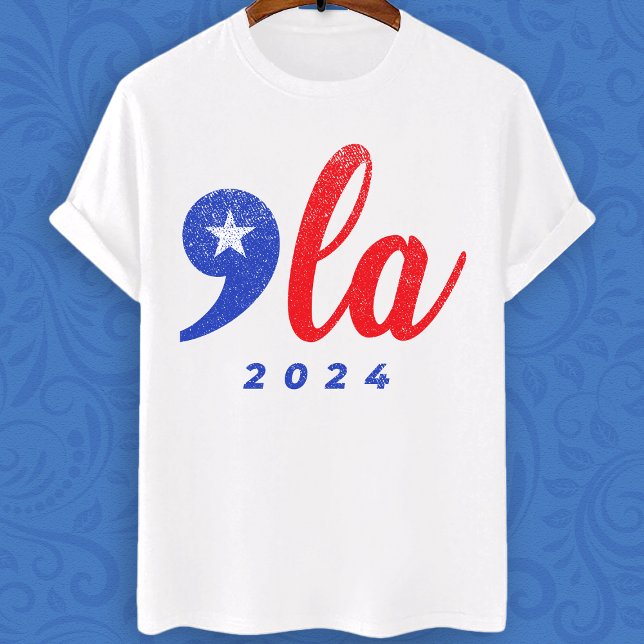 T-shirt Comma La Kamala Harris 2024 élection drôle (Créateur téléchargé)