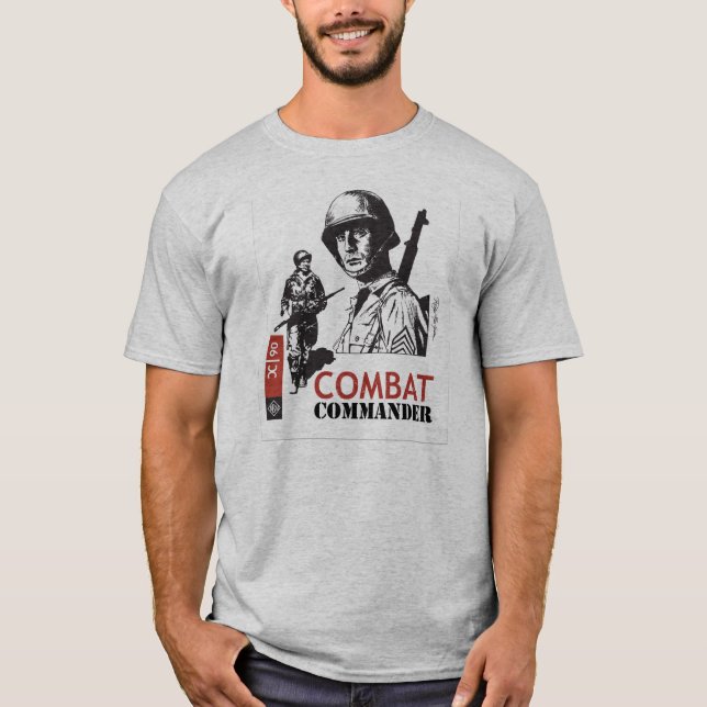 T-shirt Commandant Custom de combat (Devant)