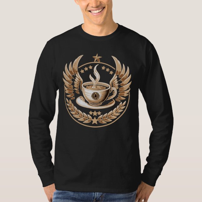 T-shirt Commandant du café (Devant)