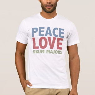 T-shirt Commandants de tambour d'amour de paix