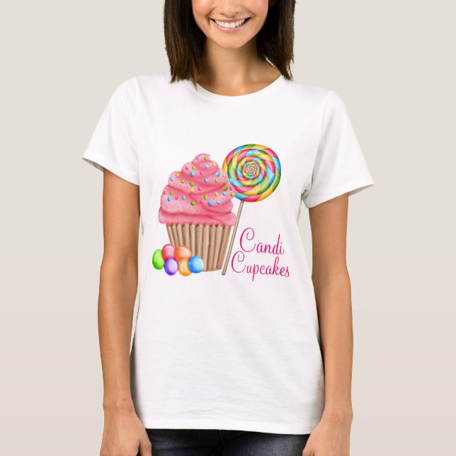 T-shirt Commande à façon pour des petits gâteaux de (Devant)