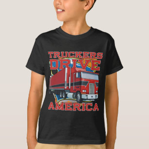 T-shirt Commande Amérique de camionneurs