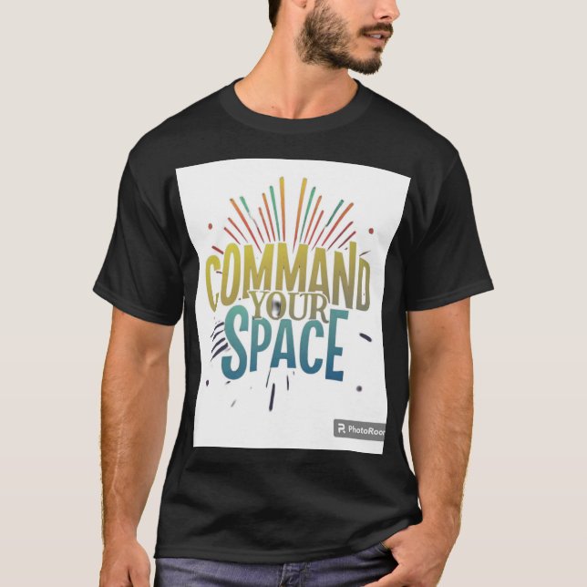 T-shirt Commande de votre espace (Devant)