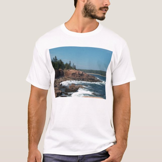 T-shirt Commande d'océan dans l'Acadia 4 (Devant)