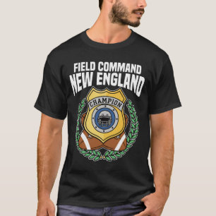 T-SHIRT COMMANDEMENT DE TERRAIN DE LA NOUVELLE-ANGLETERRE