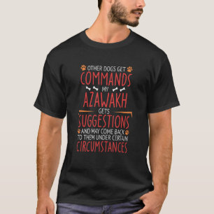 T-shirt Commandes Azawakh