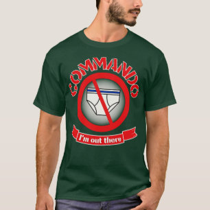 T-shirt Commando Je Suis Là-Bas