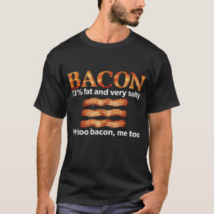 T-shirt Comme Bacon, je suis principalement gras et très 