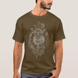 T-shirt Comme Ci-Dessus Ainsi Ci-Dessous Alchimie Blackcra