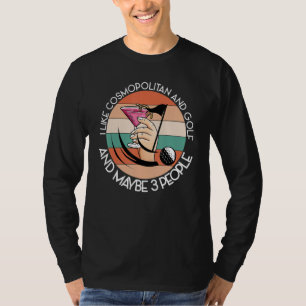 T-SHIRT COMME COSMOPOLITAN ET GOLF ET PEUT-ÊTRE 3 PERSONNE