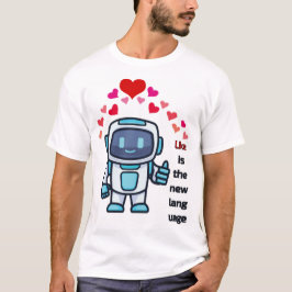 T-shirt comme est une nouvelle langue