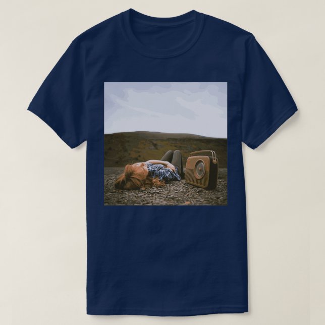 T-shirt Comme j'avais l'habitude (Design devant)