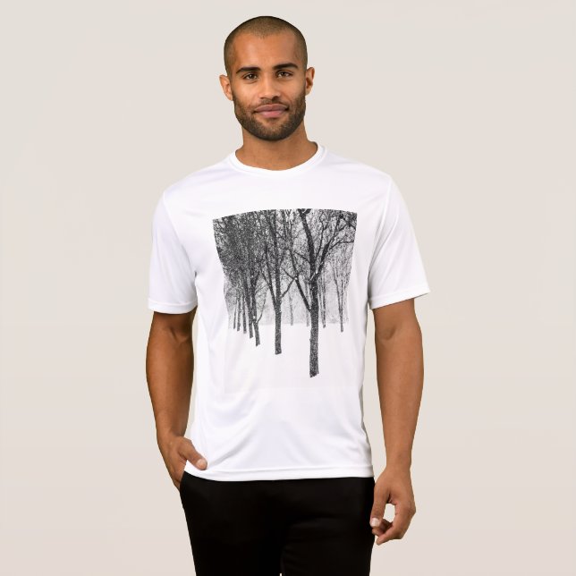 T-shirt comme je dégrossis avec des arbres (Devant entier)