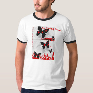 T-shirt Comme le ressort saigne la pièce en t de sonnerie
