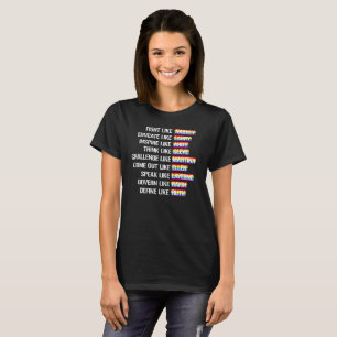 T-shirt Comme les activistes gais - combat comme Harvey et