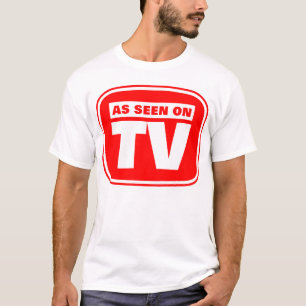 T-shirt Comme on peut le voir à la télévision - Customisé