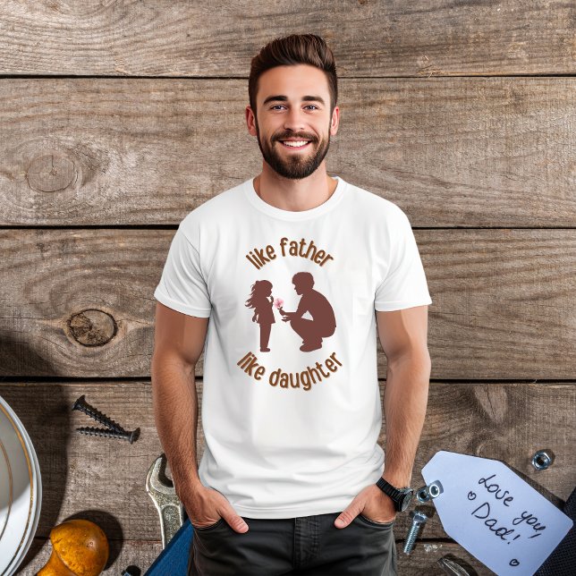 T-shirt Comme Père Comme Fille Fête des pères (Créateur téléchargé)