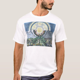 T-shirt Comme précédemment, ainsi au-dessous de la chemi