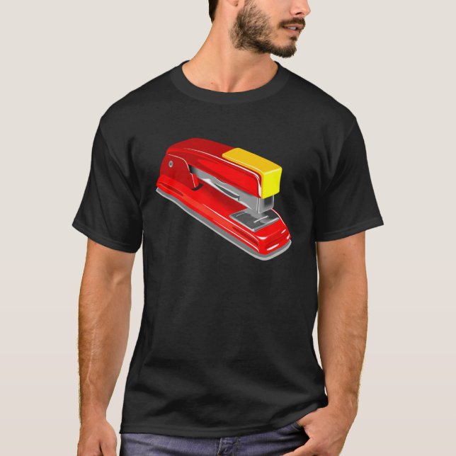 T-shirt Comme Staplers Stapler Enseignant Bureau S (Devant)